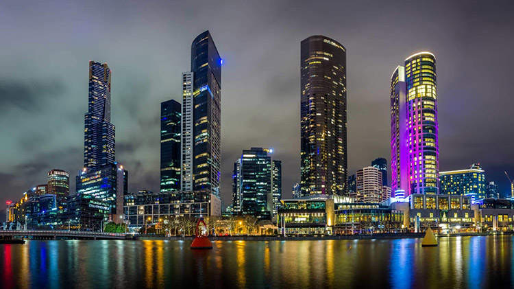 Дизайн казино Crown Melbourne