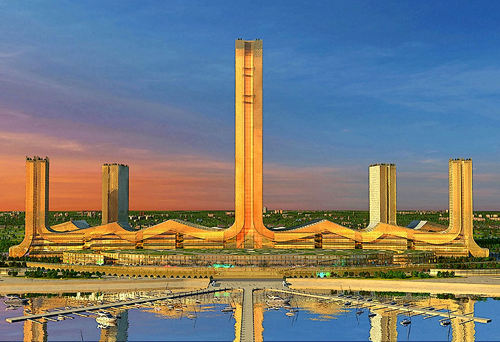 Город-курорт Тенгри в Казахстане