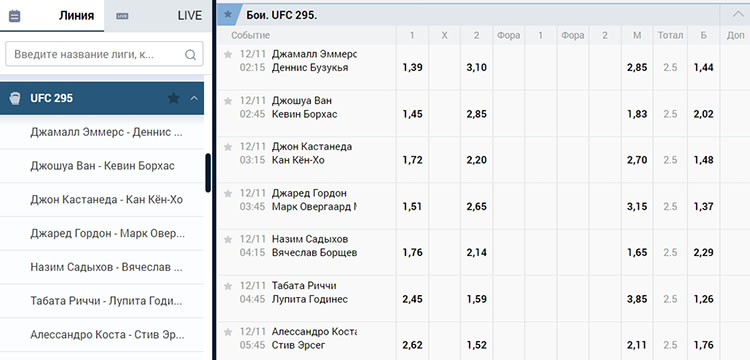 Смешанные единоборства