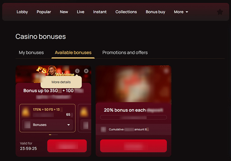 Бонусы казино 7к