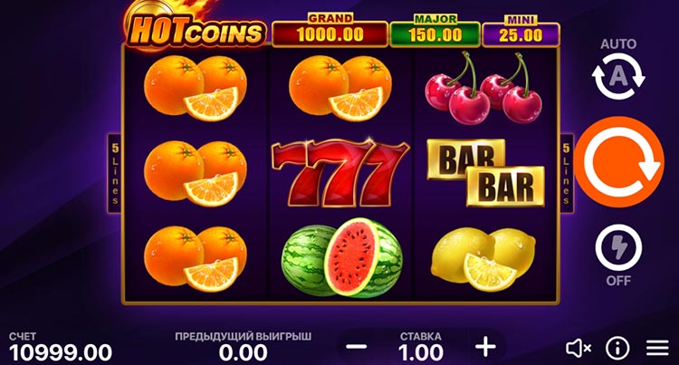 Демоверсия слота