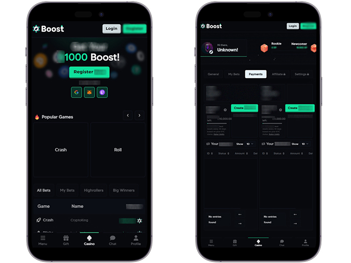Бонусы от нового казино