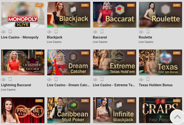 Live-игры Pragmatic Play и Evolution Gaming