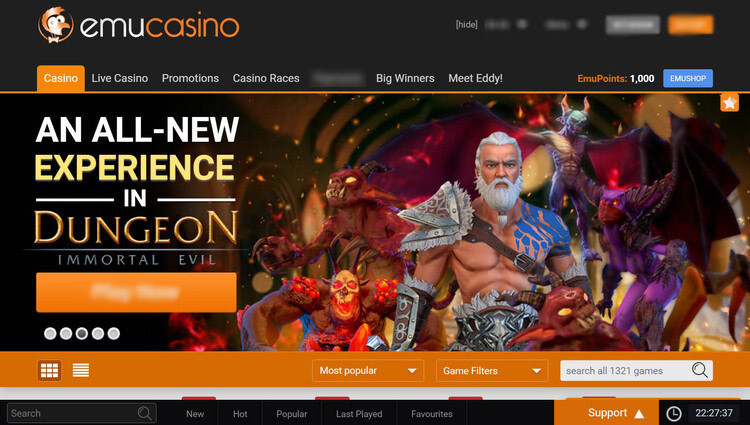 Интерфейс приветственной страницы