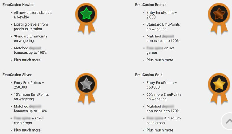 Четыре начальных VIP-уровня