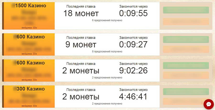 Аукцион денежных призов