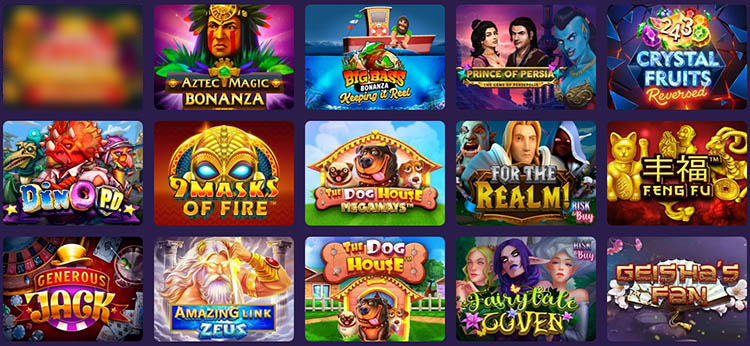 Раздел с топовыми слотами