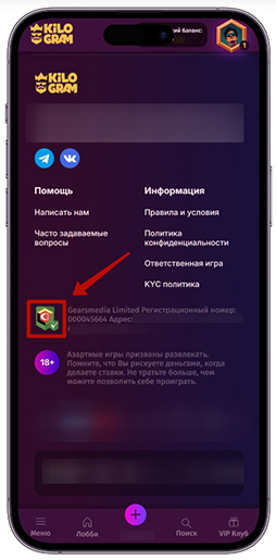 Проверка лицензии