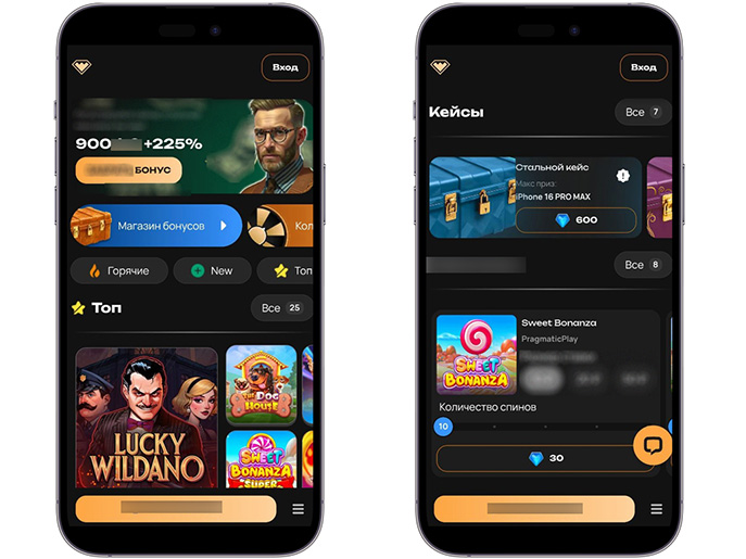 Оформление казино Куш