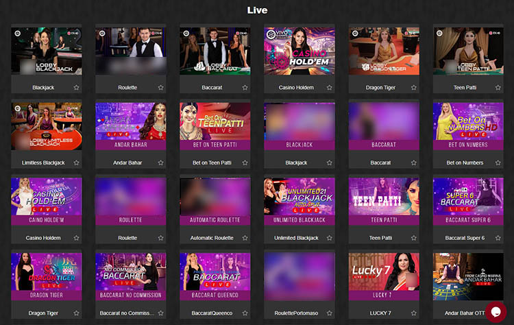 Игры с живыми дилерами