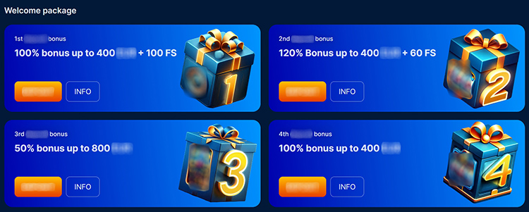 Стартовые бонусы