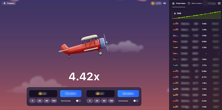 Аркадная игра с самолетом