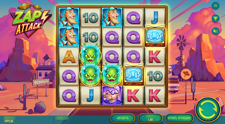 Демоверсия слота Zap Attack