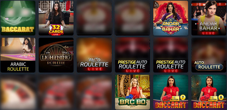 Игры в режиме лайв