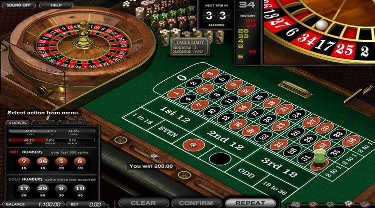 Выигрыш в рулетке