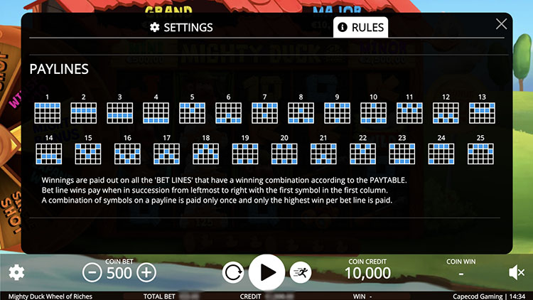 Линии ставок