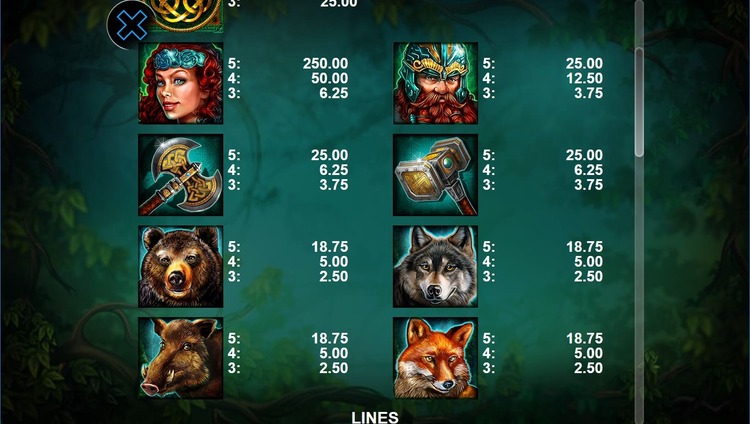 Игровые символы слота