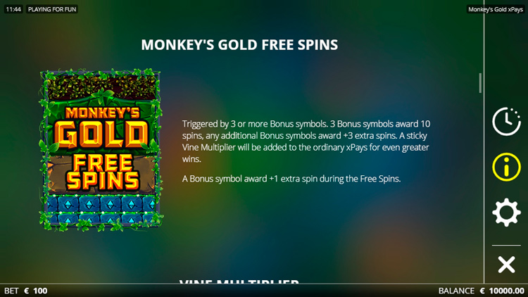 Бесплатные вращения