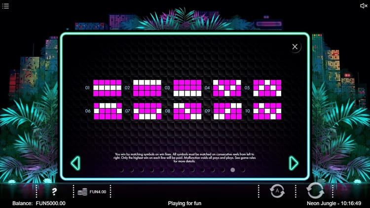 Линии выплат