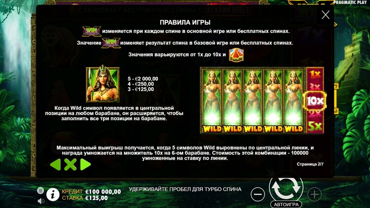 Игровые символы слота