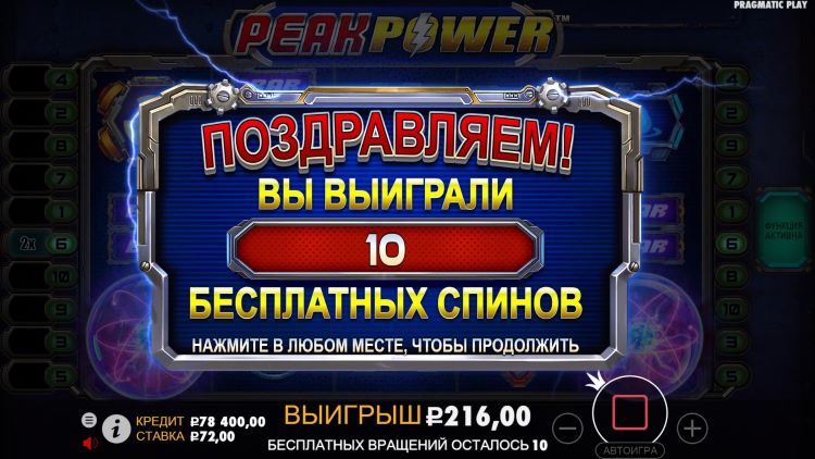 Бесплатные вращения