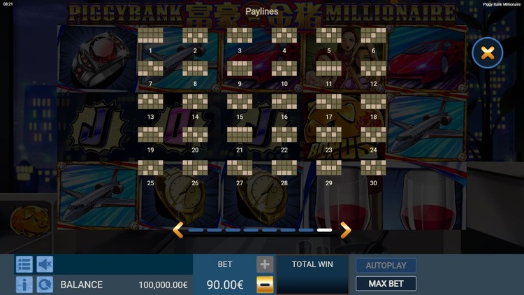 Линии выплат