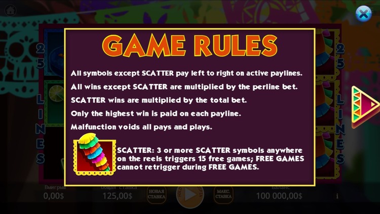 Правила видеослота