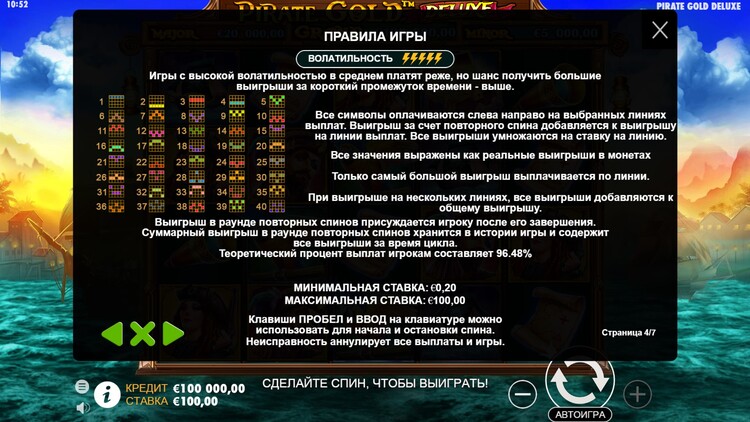 Линии ставок