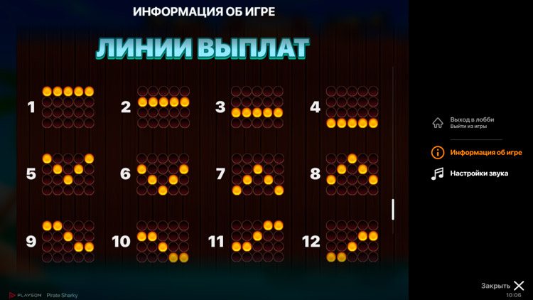 Линии выплат