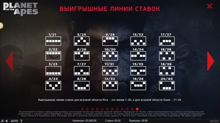 Линии ставок