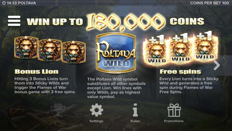 Игровые символы слота