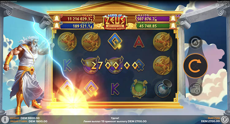 Выигрыш в слоте