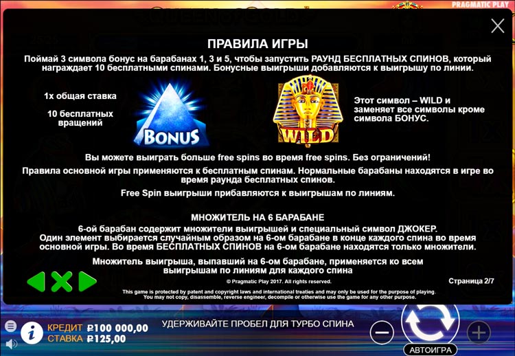 Правила видеослота