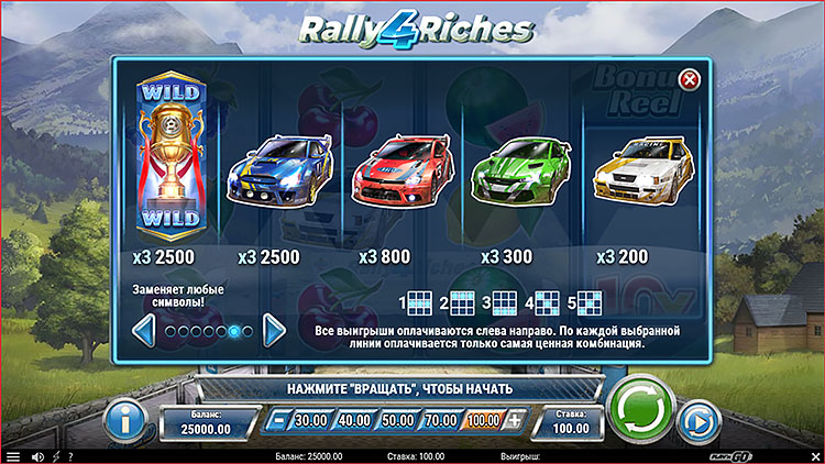 Игровые символы слота