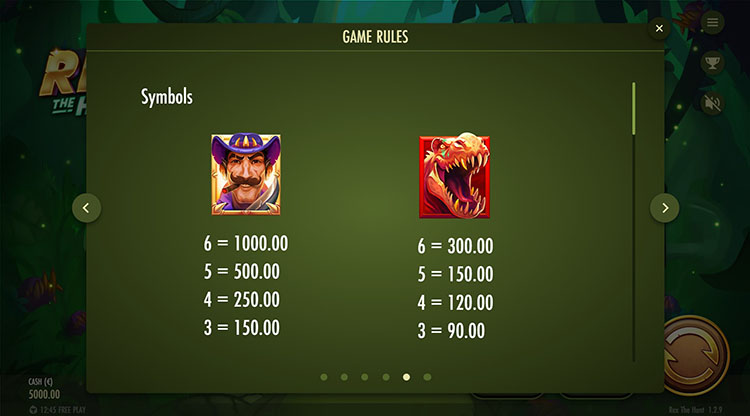 Игровые символы слота