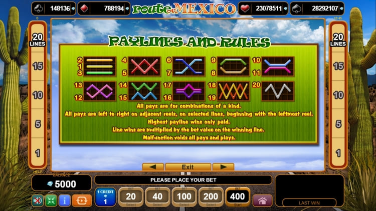 Линии выплат