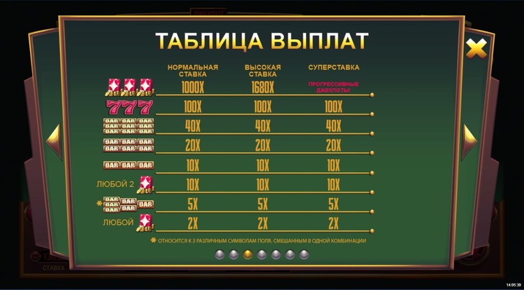 Выплаты в автомате