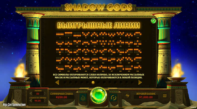 Линии выплат