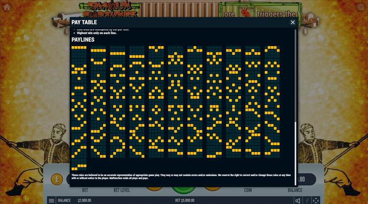 Линии ставок