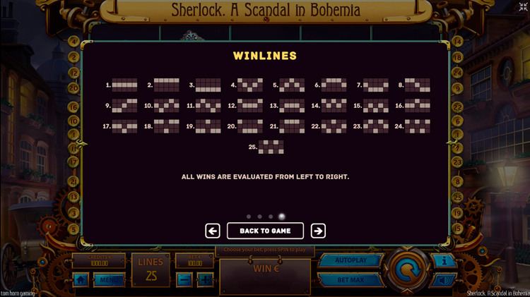 Линии выплат