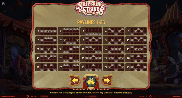 Линии выплат