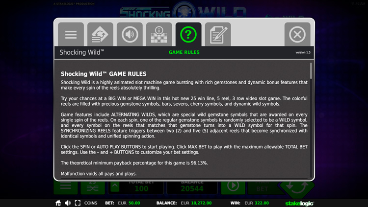 Правила видеослота