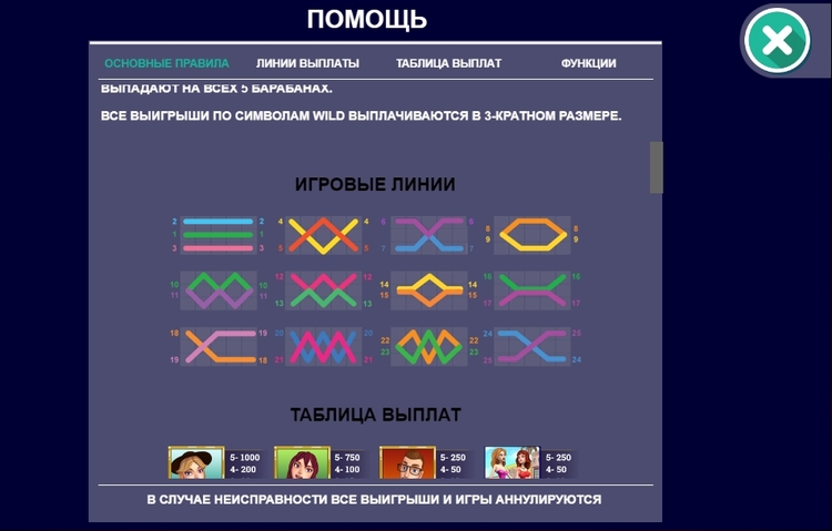 Линии ставок