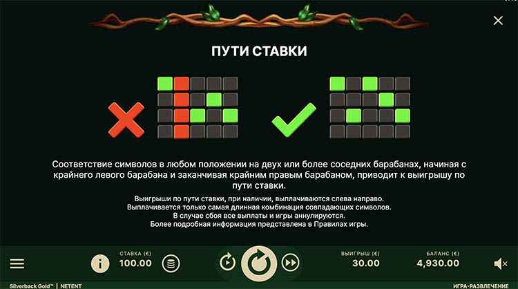 Линии выплат