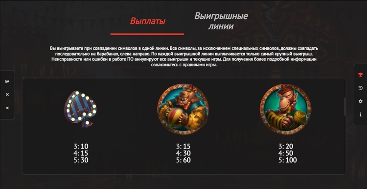 Игровые символы автомата