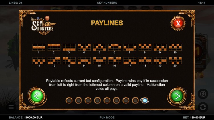 Линии выплат