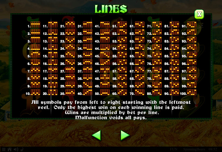 Линии ставок