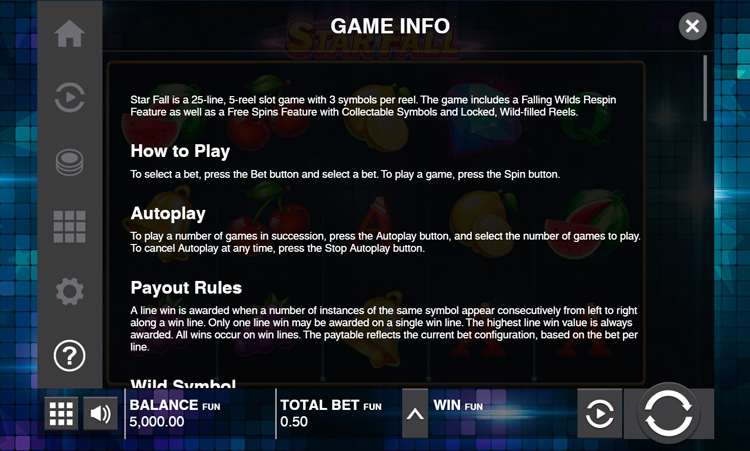 Правила видеослота