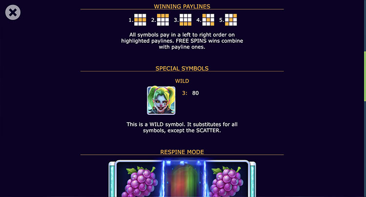 Линии выплат