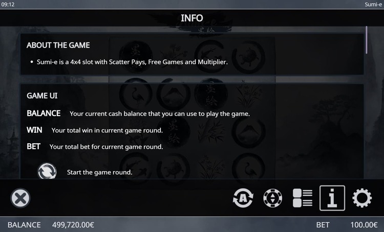 Настройки слота